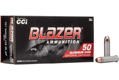 Blazer Ammunition Blazer 357MAG 158 Grain Jacketed Hollow Point, 50 Round Box - Dirty Bird Industries