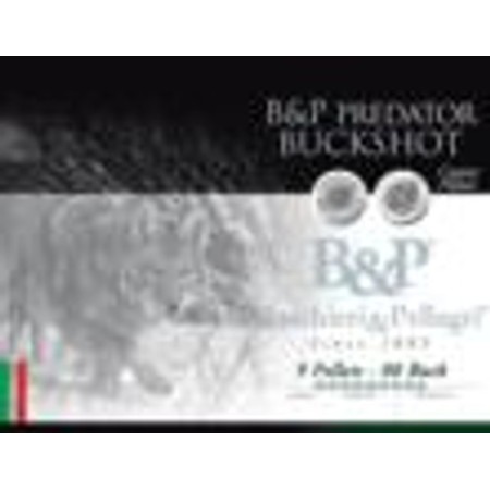 B&P Predator Buckshot Shotshells- 12 GA 2-3/4 IN 1-9/16 OZ #00 1280 Fps 10/Ct CA7C05BSA003