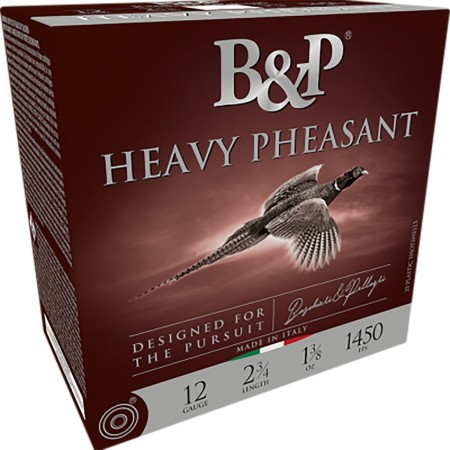 B&P Heavy Pheasant 12 Ga, 3", 1 5/8 oz, 6 Shot, 25rd Box