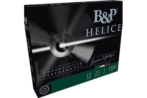 B&P Helice 12 Gauge 2-3/4" #8 1 oz 25rds Shotshell - High Velocity Helice Shotshell - 12B1FE75