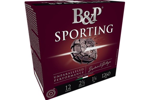 B&P Sporting - Fiber 12 Gauge 2-3/4" #8 1 oz 25rds Shotshell - Eco-Friendly Fiber Wad Target Load - 12B1SCF8