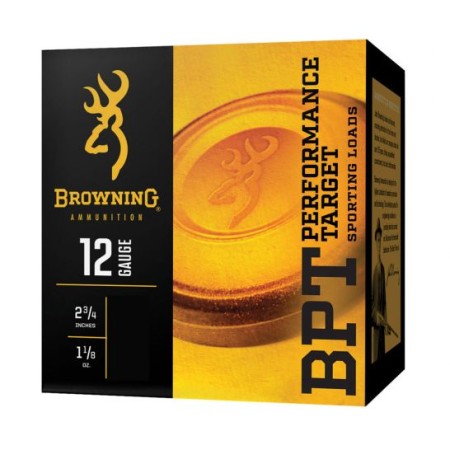 Browning BPT 2.75" 1 1/8 oz 7.5 Shot 12 Gauge Ammunition 25 Rounds - B193641227