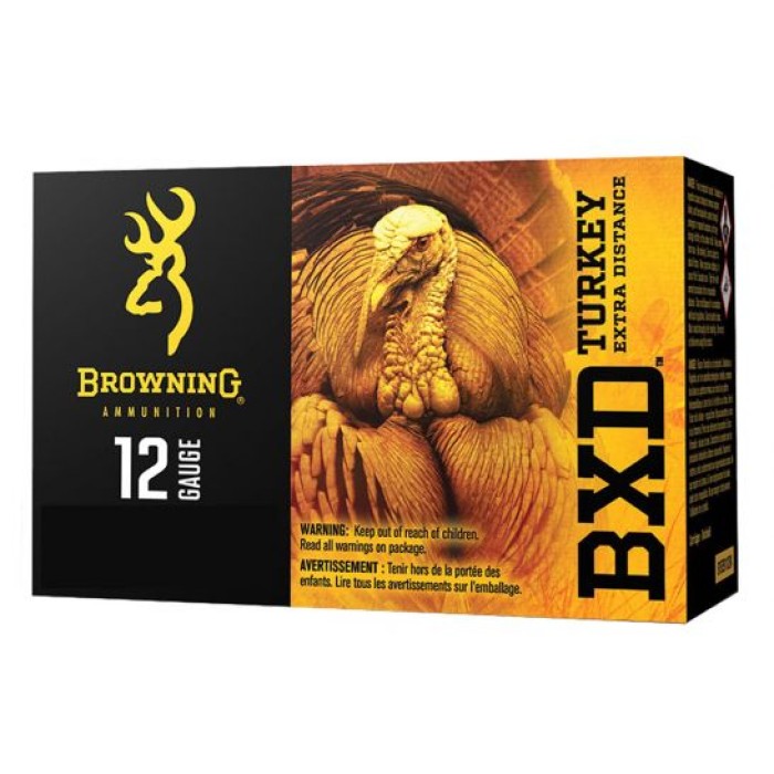 Browning BXD Turkey 3" 1 5/8 oz 5 Shot 12 Gauge Ammunition 10 Rounds - B193911235