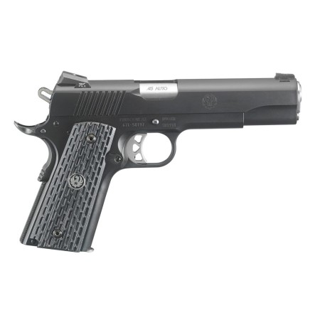 Ruger SR1911 .45 ACP Black Stainless Steel 5 8RD FS - 8+1 Rounds, 5