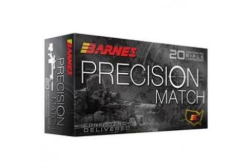 BARNES PRECISION MATCH 6MM CREEDMOOR 20/rd AMMO