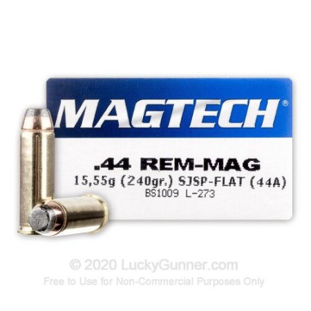 Magtech .44 Rem Mag Sjsp Flat - 44ACS