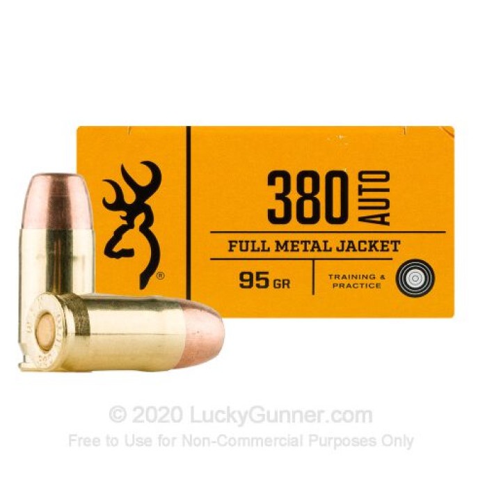 Browning 380 ACP 95 Grain FMJ