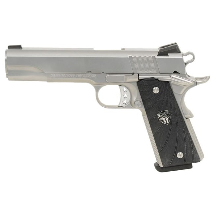 Cabot S100 Government 45 ACP Stainless  G-10 Scallop Grips