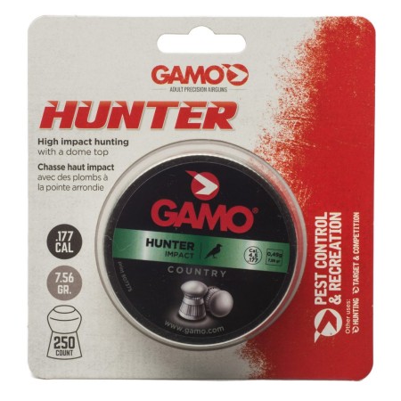 GAMO HUNTER .177 PELLETS 250CT