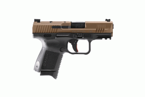 Canik TP9 Elite SC 15rd 3.5" 9mm Pistol, Black/Bronze - HG5610B-N