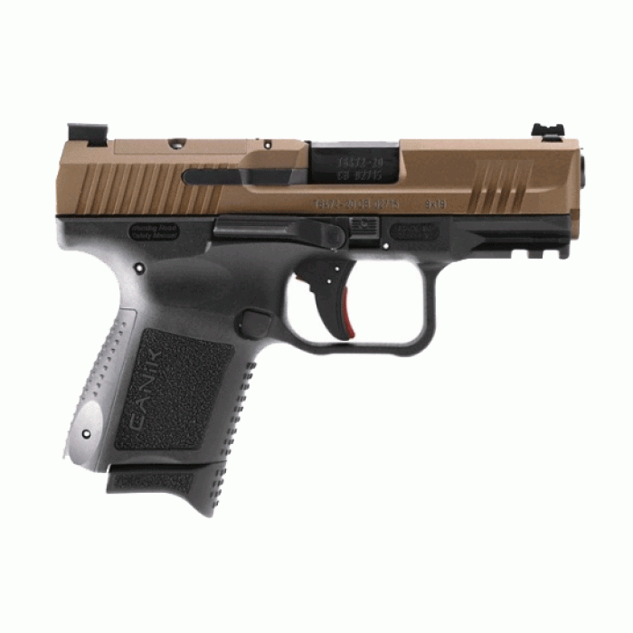 Canik TP9 Elite SC 15rd 3.5" 9mm Pistol, Black/Bronze - HG5610B-N