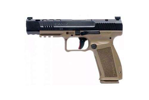 Canik TP9 METE SFX Optics Ready 9mm Pistol, FDE/Black - HG5635-N