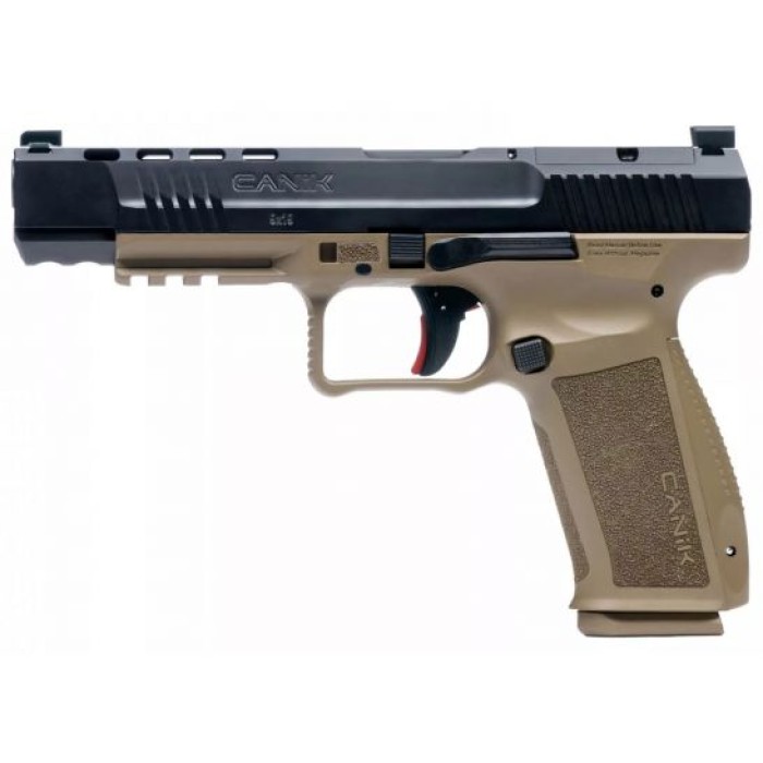 Canik TP9 METE SFX Optics Ready 9mm Pistol, FDE/Black - HG5635-N