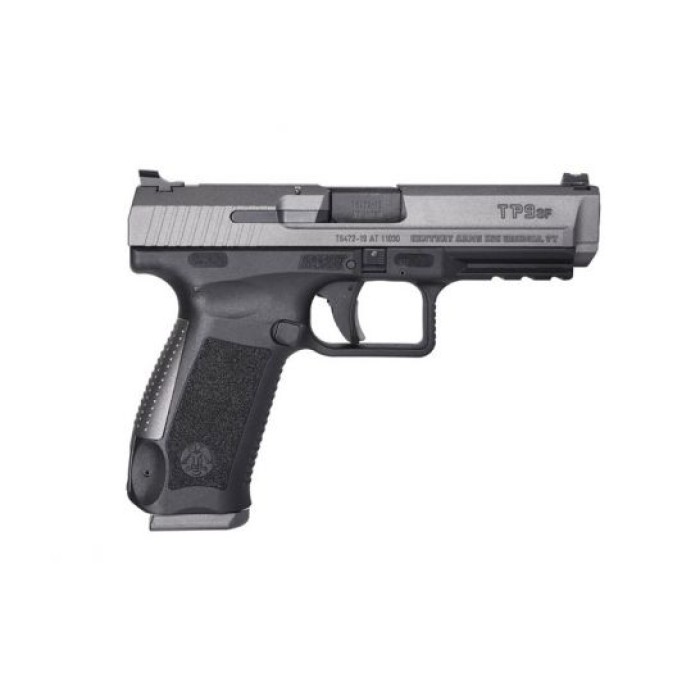 Canik TP9SF One Series 4.46" 18 Round 9mm Pistol, Tungsten - HG4989LG-N