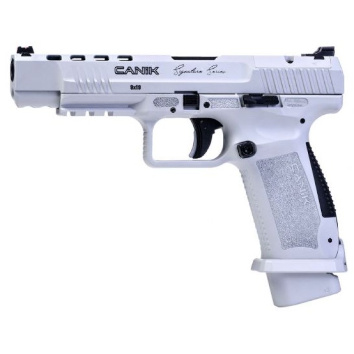 Canik TP9SFx Whiteout Optics Ready 9mm Pistol, White - HG6618-N