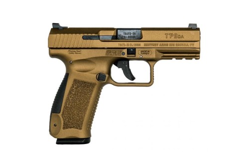 Canik TP9DA 4.07" 9mm Pistol, Burnt Bronze  - HG4873B-N