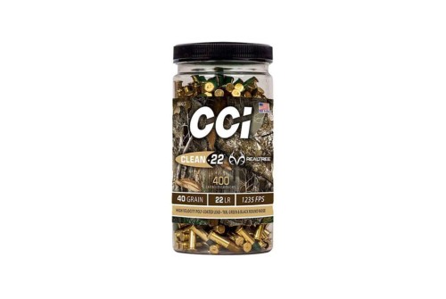 CCI Clean-22 .22 LR, 40gr, Lead Round Nose Poly-Coated, 400rd