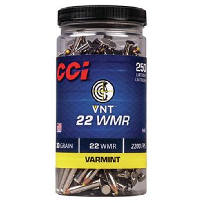 Cci Ammo 22 Wmr 30Gr Vnt 250Ct Bottle 968CC