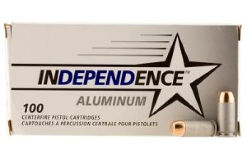 Cci Ial40180100 Independence 40 S&W 180 GR Fmj Aluminum Case 100 Bx/5 CS