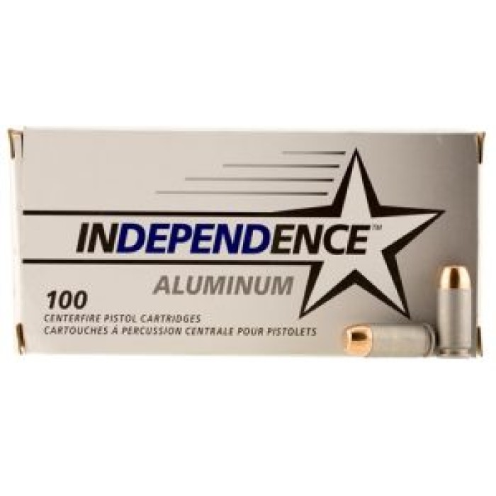 Cci Ial40180100 Independence 40 S&W 180 GR Fmj Aluminum Case 100 Bx/5 CS