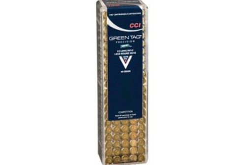 Pistol Match .22 Long Rifle 40 Grain Lead Round Nose - Brass Casing