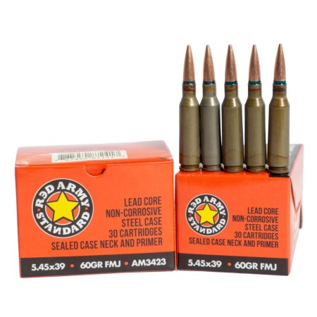 Red Army Standard AM3423 5.45x39mm 60gr Full Metal Jacket 30 Per Box