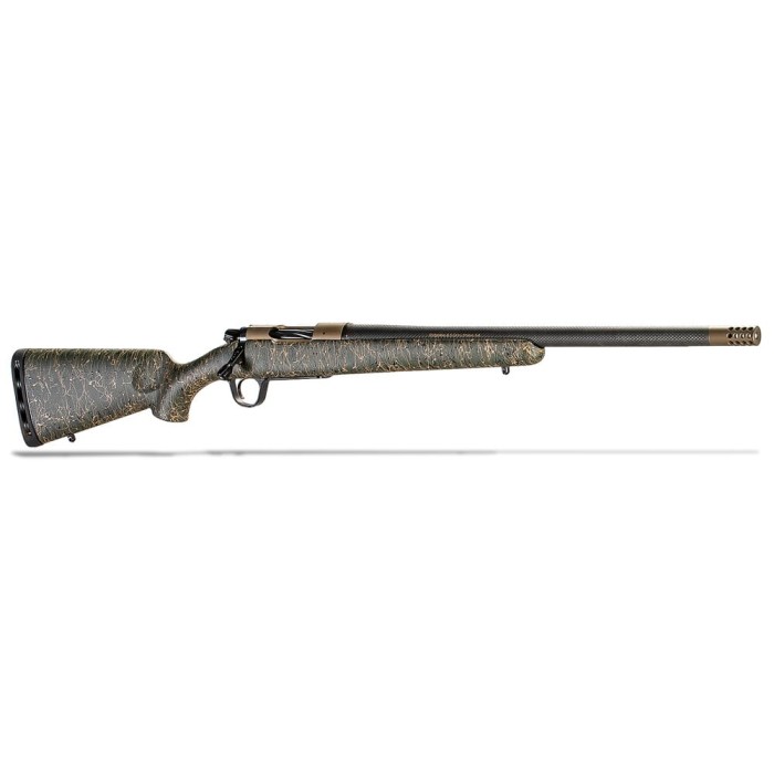 Christensen Arms Ridgeline Burnt Bronze Cerakote/Carbon Fiber Bolt Action Rifle - 22-250 Remington