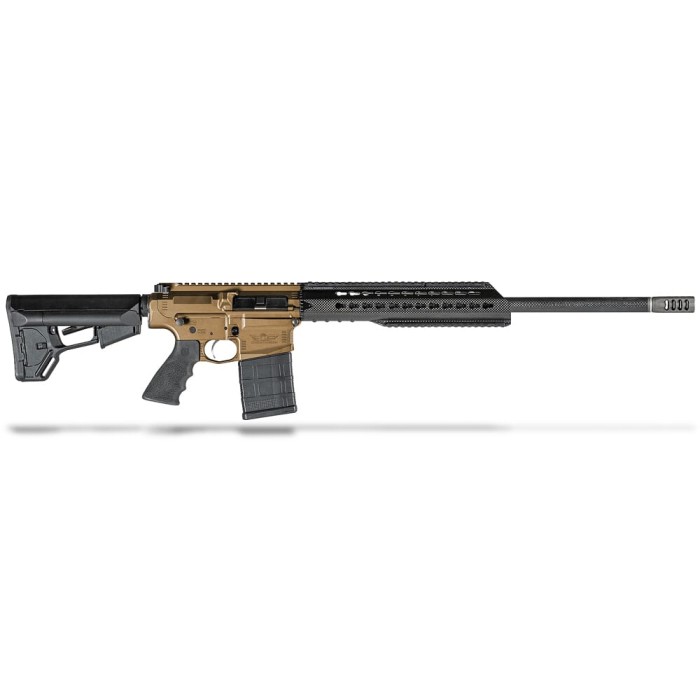 Christensen CA-10 DMR 6.5 Creedmoor, 22 1/8" Rifle Gas Keymod Handguard, Burnt Bronze, Magpul ACS Stock, Ti Side Baffle Brake, 20rd