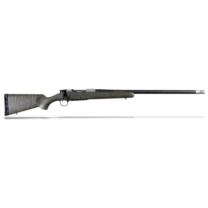 Christensen Arms Ridgeline 30 Nosler Green W/ Black and Tan Webbing Rifle CA10299-P15413