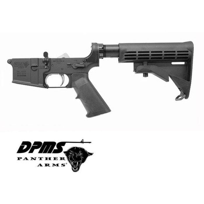 DPMS DP-15 M4 LOWER WITH PANTHER POLISHED TRIGGER, BLACK