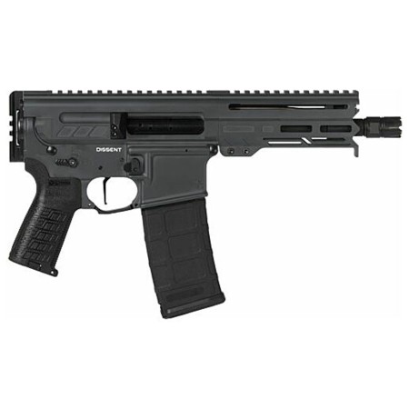 CMMG Dissent Mk4 5.56mm, 6.5" Barrel, Triggertech Ar-D 2 Stage, Sniper Grey, 30rd