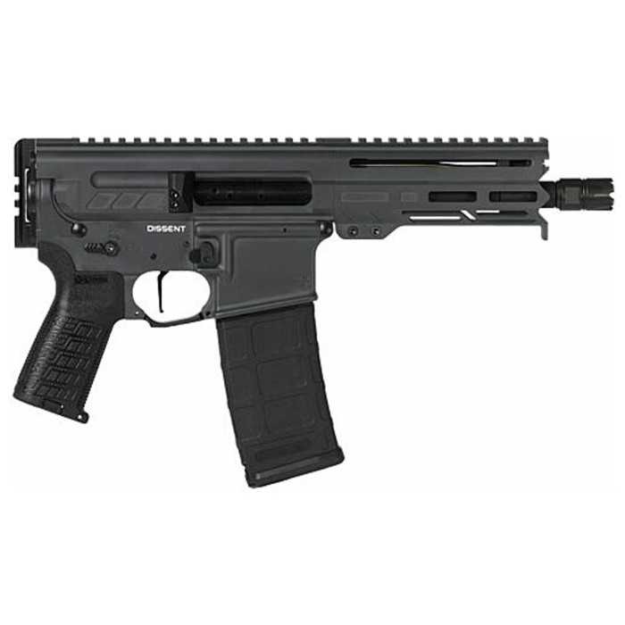 CMMG Dissent Mk4 5.56mm, 6.5" Barrel, Triggertech Ar-D 2 Stage, Sniper Grey, 30rd