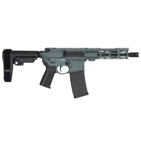 CMMG Banshee Mk 4 8" 300 Blackout AR-15 Pistol, Charcoal Green - 30A81BB-CG