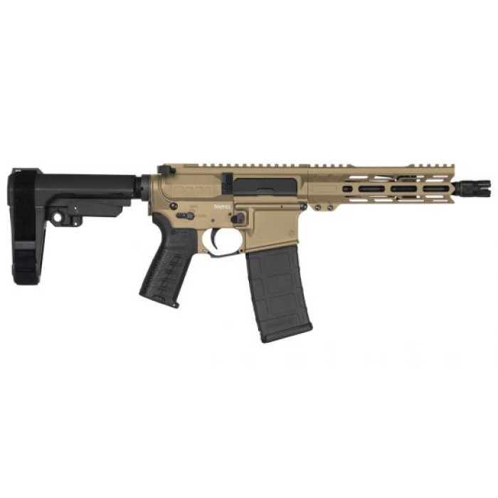 CMMG Banshee Mk 4 8" 300 Blackout AR-15 Pistol, Coyote Tan - 30A81BB-CT