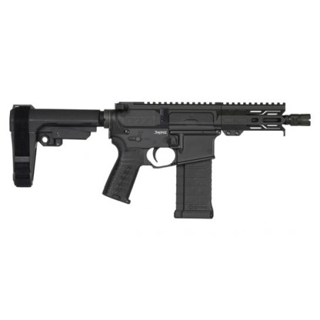 CMMG Banshee Mk4 5" 5.7x28mm AR-15 Pistol, Armor Black - 54ABCC7-AB