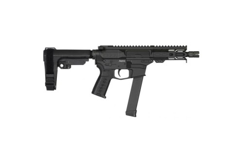 CMMG Banshee MKGS 5" SBA3 9mm Pistol, Black - 99A17BE-AB