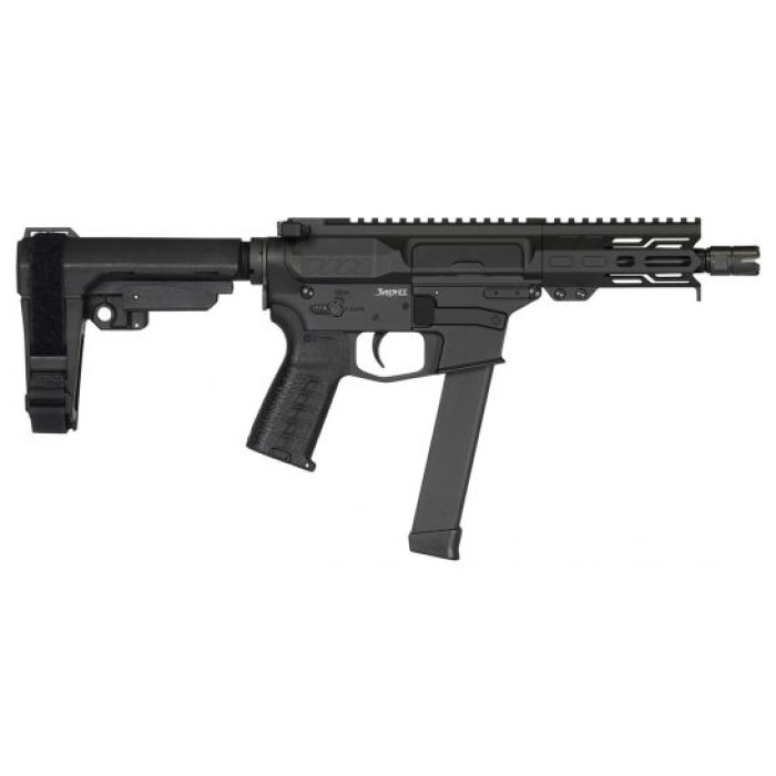 CMMG Banshee MKGS 5" SBA3 9mm Pistol, Black - 99A17BE-AB