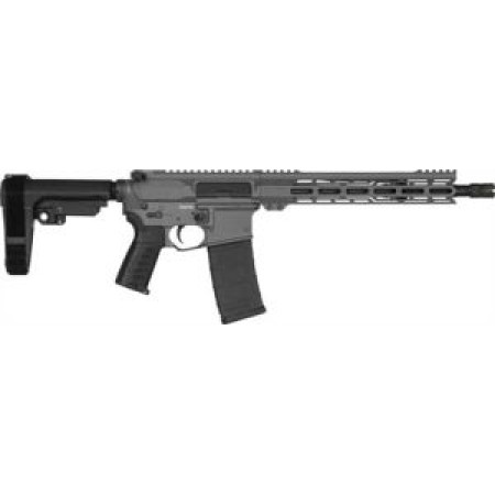 Cmmg Pe55adf7atng Banshee Mk4 5.56X45mm Nato 30+1 12.50", Tungsten Gray Rec, Buffer Tube (No Brace), Eml11 M-Lok Handgaurd, Zeroed Ambi Controls & Linear Compensator 55ADF7A-TNG