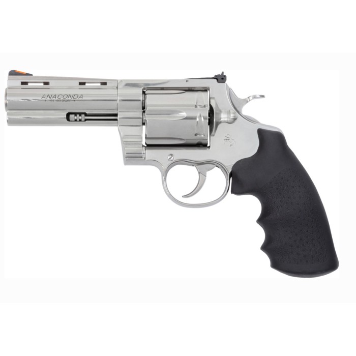 Colt Anaconda 44 Mag, 4.25" Barrel, Stainless Finish, Adjustable Sights, Hogue Grip, 6rd