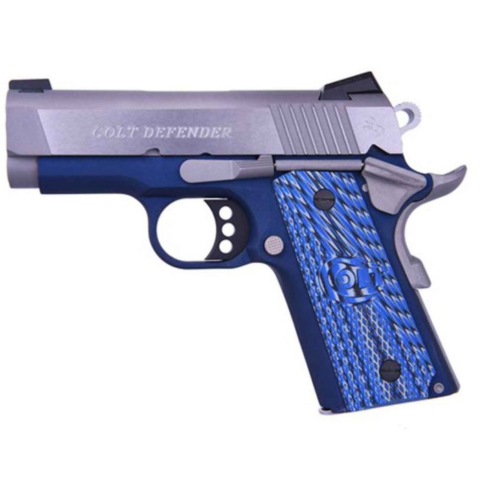 Colt Defender Navy 45Ap 7R Talo O7000DZN 982890123574