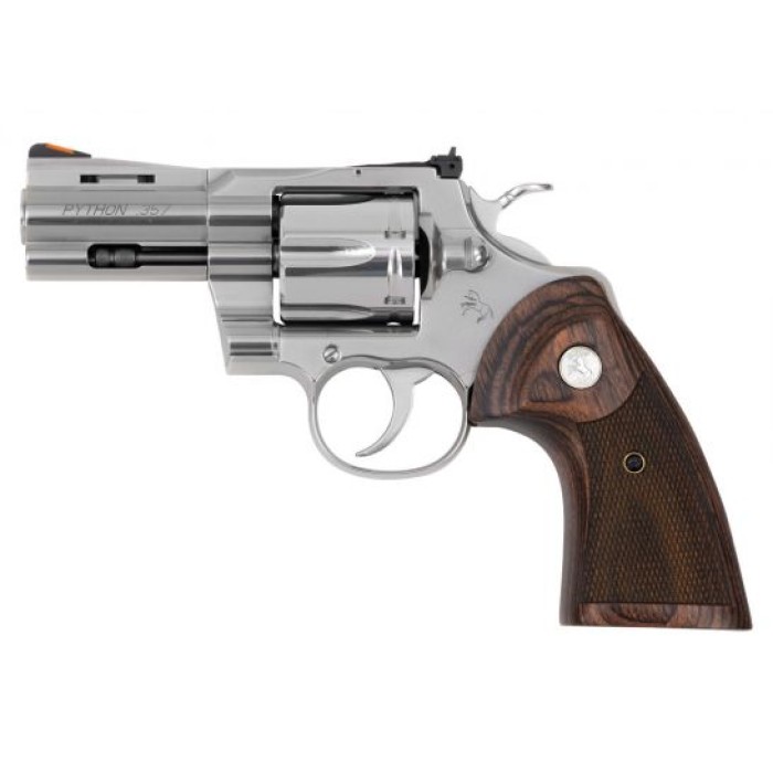 Colt Python 3" .357 Magnum Revolver, Stainless - PYTHON-SP3WTS