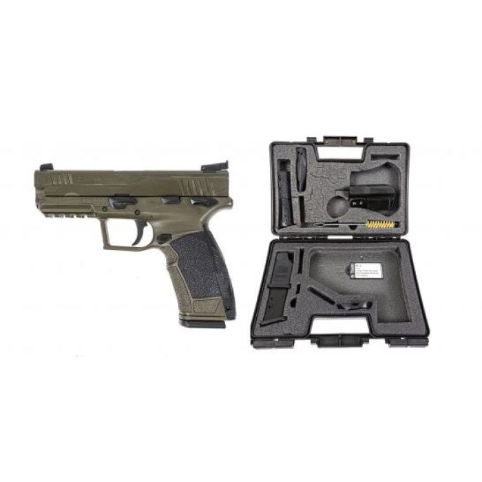 SDS Imports Zigana PX-9 G2 Handgun 9mm Luger 18rd Magazine 4" Barrel Od Green w/Black Inserts