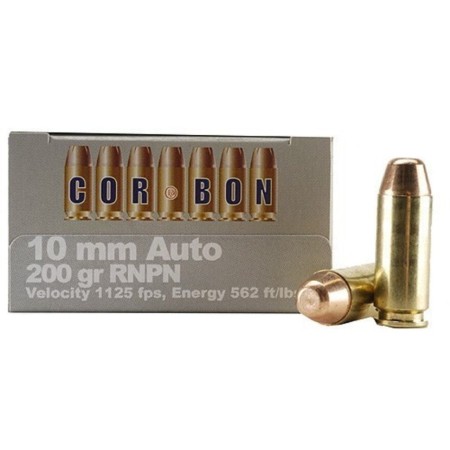 Corbon 10Mm Auto 200Gr Rnpn Hunt 20Rd 25Bx/Cs HT10200PN/20