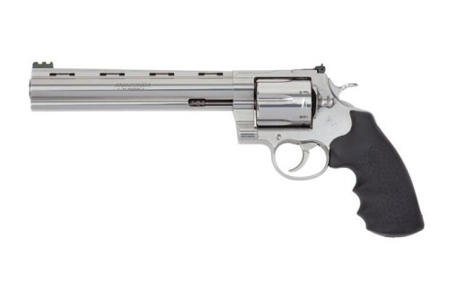 Colt Anaconda 44 Magnum, 8" Barrel, Stainless Steel, Hogue Rubber Grip, 6rd