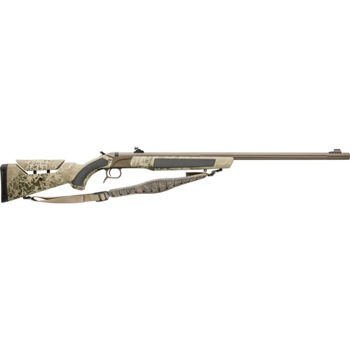 CVA Accura LR-X 50 Cal, 209 Primer, 30" Fluted Threaded Barrel, William Peep Sights, 1rd