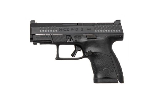 CZ P10 S Subcompact 9mm Pistol, Black - 91560