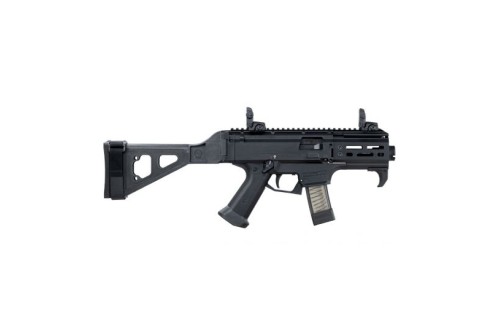 CZ Scorpion Evo 3 4.2" 9mm Pistol With Folding Brace, Black - 91345