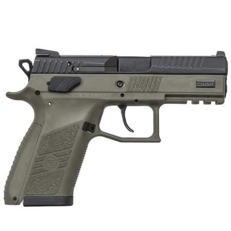 CZ P-07 OD Green 9mm 3.75" Barrel 10-Rounds with Decocker Safety