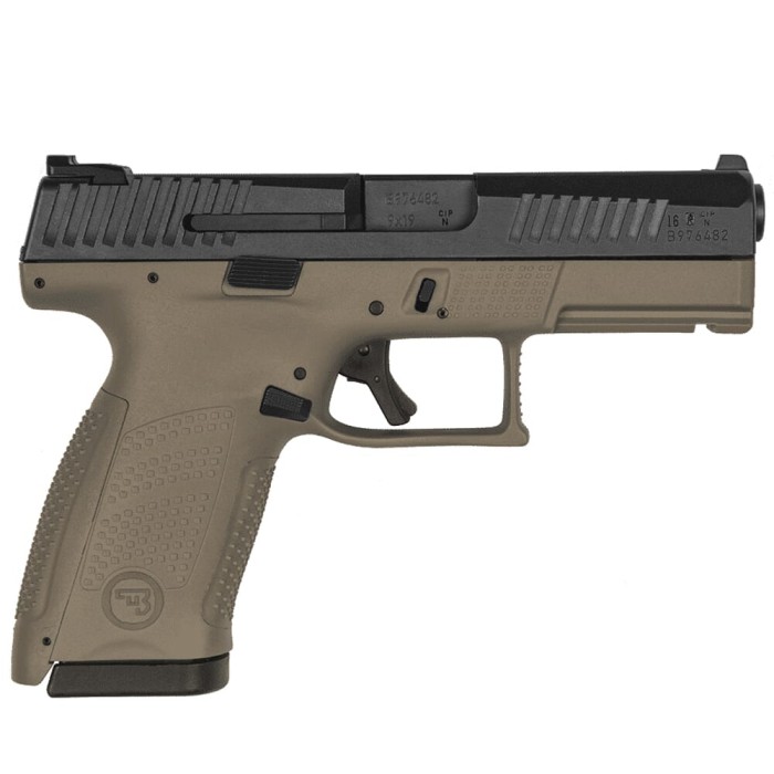 CZ P-10 C 9mm 4.02in 10rd Flat Dark Earth Semi-Automatic Pistol (81532)