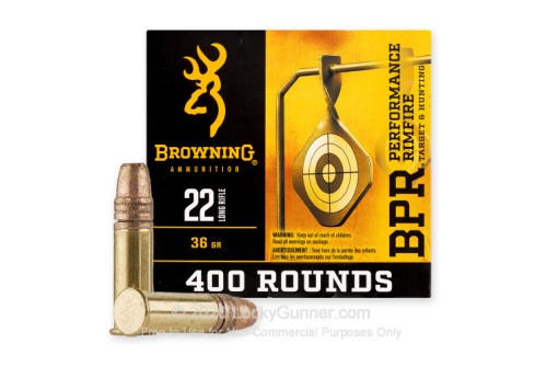 22 LR - 36 Grain CPHP - Browning - 400 Rounds